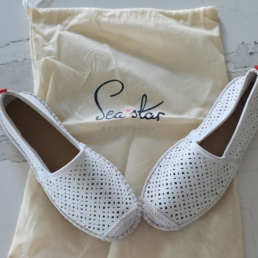 Seastar white eyelet women’s beachcomber espadrille size 9 - Picture 9 of 10